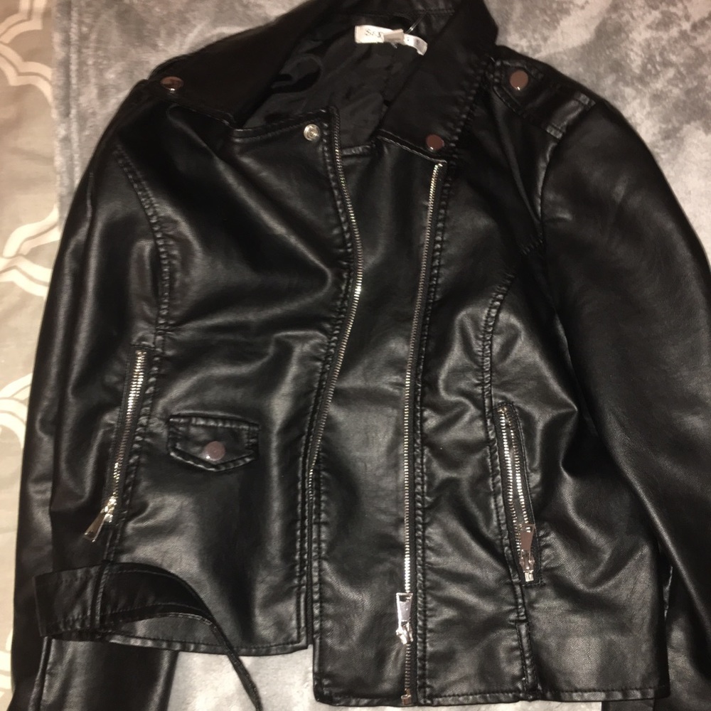 Leather Biker Jacket